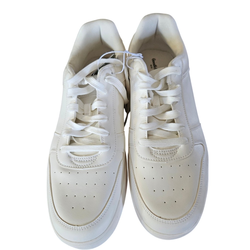 Goodfellow & Co Mens Levi White Low Top Memory Foam Sneakers Size 13 New NWT